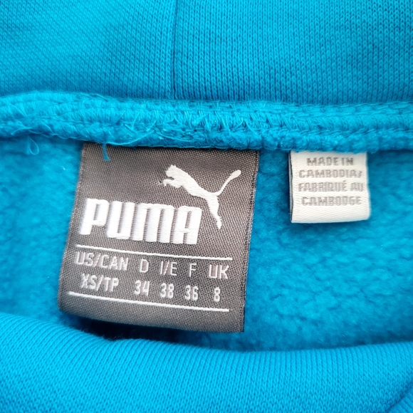 Puma High Neck Blue Sweater, Women's Size XS - Picture 4 of 7